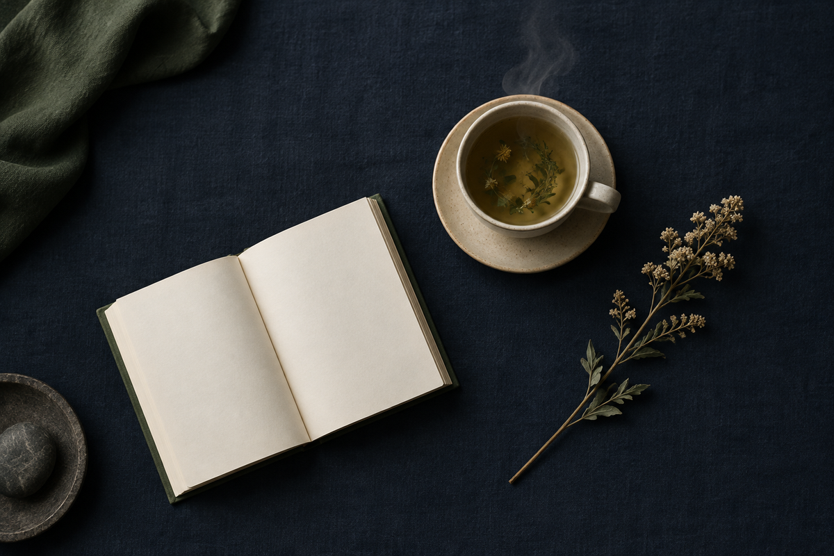Senvique hero – wellness flat lay